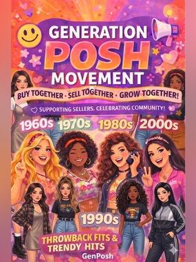 GenPosh Movement Episode#2 4/16 🚂 Styling Through the Eras 🪩💃🏻🕺🪩